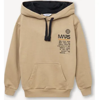Chlapecké oblečení Chlapecká mikina s kapucí Mars - Béžová 170