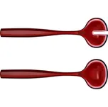 Guzzini Příbor na servírování salátu Dolce Vita Rosso