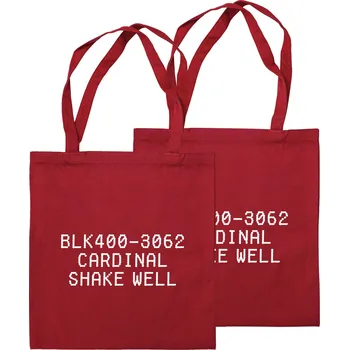 Nákupní taška Montana bavlněná taška Donut print - 3062 Cardinal