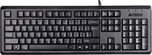 A4Tech KR-92, klávesnice CZ, klasická, odolná proti polití typ drátová (USB), černá