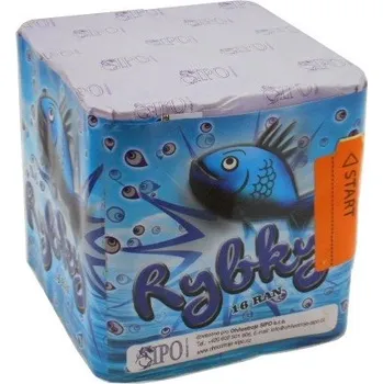 Zábavní pyrotechnika Ohňostroje SIPO s.r.o. Kompakt RYBKY 16 ran