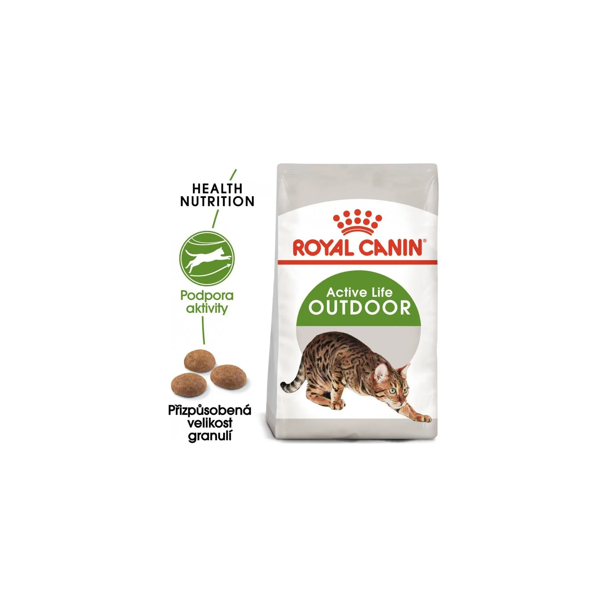 Fotografie 2 - Krmivo pro kočku Royal Canin Outdoor Adult 2x 10 kg