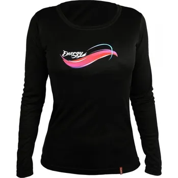 cyklistický dres Dres dlouhý dámský HAVEN Energy Crazy long černo/růžový L