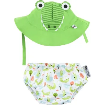 Klobouk ZOOCCHINI UV set klobouček a plavky Krokodýl 6-12m DOPRODEJ!