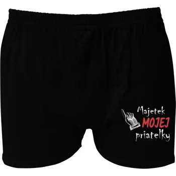 Boxerky Boxerky Kariban s potiskem Majetek mojej priatelky pánské