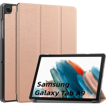 Pouzdro na tablet VSECHNONAMOBIL 66396 LEATHER Zaklápěcí kryt Samsung Galaxy Tab A9 růžový