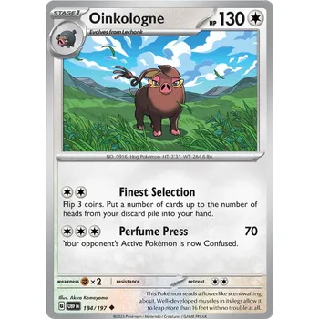 Karetní hra Pokémon TCG Oinkologne 184/197