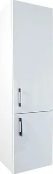 Koupelnový nábytek Koupelnová skříňka závěsná vysoká Emilio W V 40 leskle bílá