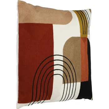 Polštář 450x450 červená/barevná BERHALA EGLO 420094