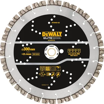 Řezný kotouč Dia řezný kotouč 300mm ELITE SERIES DeWALT DT20463