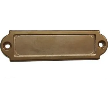 Domovní cedule IB-jmenovka Ms surová 125x35x5 mm