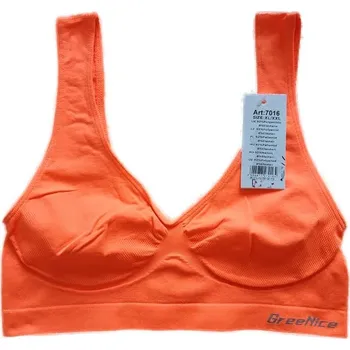 Podprsenka Dámská podprsenka GreeNice 7016 Barva: oranžová, Velikost: XL-XXL