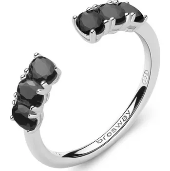 Prsten Prsten Brosway Fancy Mistery Black FMB11 Velikost 52