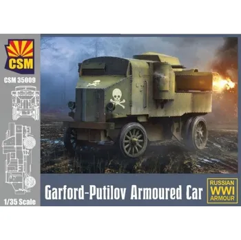 Plastikový model Copper state models 1/35 Garford-Putilov Armoured Car