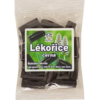 Bonbon PERUN-OŘECHY Lékořice černá sáček: 80 g