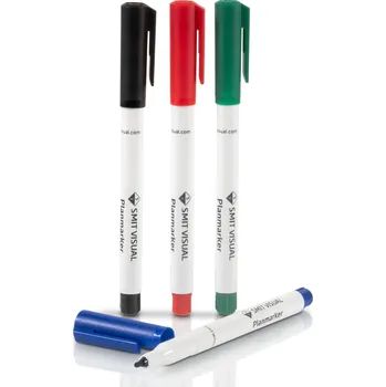 Kancelářský nábytek SV Popisovače bílých tabulí, tenký hrot - 4 ks