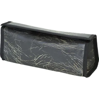 Kosmetický kufr etue černá - žíhaná