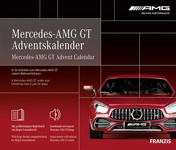 autíčko Franzis Verlag 67103 Mercedes AMG GT adventní kalendář 1:43