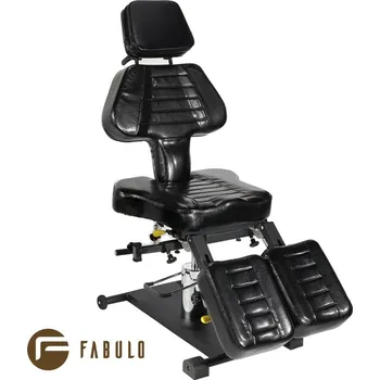 Pedikérské křeslo Víceúčelové hydraulické tetovací křeslo Fabulo Galaxy 182-203*78 cm / 71 kg / černá