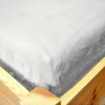 Prostěradlo Tibex prostěradlo Mikroflanel šedé 90x200, 180x200 cm