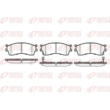 Brzdová destička Sada brzdových destiček, kotoučová brzda REMSA 0415.32