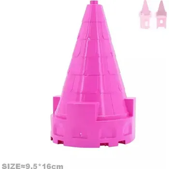 Stavebnice LEGO Stavebnice středověkého rytířského hradu | Styl Lego - Zámecká špička růžová