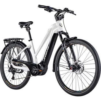 Elektrokolo Leader Fox SABA DÁMSKÁ 29",PANASONIC GX ULTIMATE trekingové elektrokolo, white shiny Velikost: 16,5"