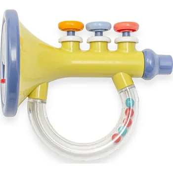 Dětské chrastítko Baby Mix trubka modrá