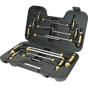 Sada nářadí Sada šroubováků YF70019, 10 dílná, Hex s guličkou, držák T, v kufru
