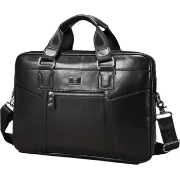 brašna na notebook BULLCAPTAIN Briefcase Vintage černá 15,6" (GWB055s2)