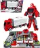 autíčko Kaile Toys Truck Rescue And Protection šroubovací kamion 2v1 červený/bílý