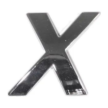 Samolepicí dekorace na vozidlo Znak X samolepící PLASTIC