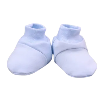 TERJAN Bavlněné botičky/ponožtičky modré 0-6 m