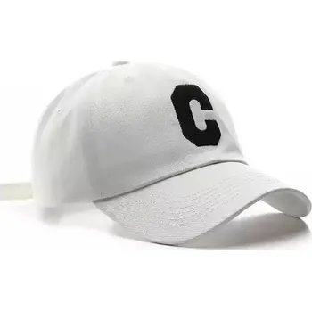 Kšiltovka Roztomilá podzimní teplá kšiltovka - bavlna bílá