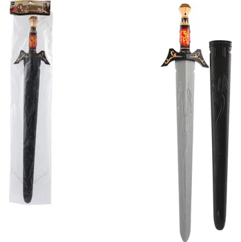 Dětská zbraň Teddies Meč rytířský s pouzdrem plast 70cm v sáčku