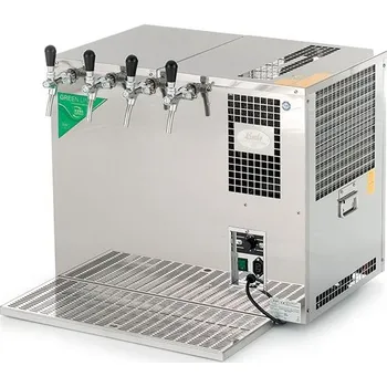 Chladicí zařízení na pivo Lindr AS-160 INOX TROPICAL 4xkoh. Green Line