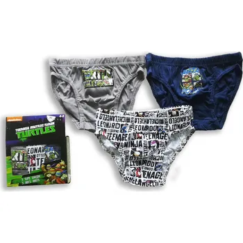 Chlapecké spodní prádlo SUN CITY Slipy Želvy Ninja 3 ks Dětská velikost: 116+128