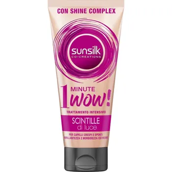 Vlasová regenerace Sunsilk maska pro lesklé vlasy Scintille Di Luce 1 Minute Wow 180 ml