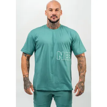 Pánské tričko NEBBIA Triko s krátkým rukávem DEDICATION zelená XXL