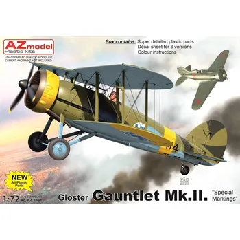 Plastikový model AZ Model Gloster Gauntlet Mk.II"Special Markings"