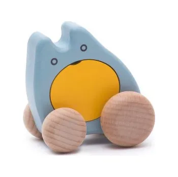 Dřevěná hračka Bajo Dřevěný duch na kolečkách