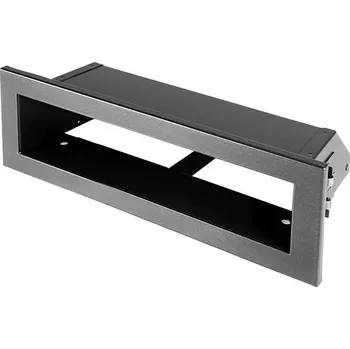 Větrací mřížka Krbová mřížka OTEVŘENÁ 20x6 cm, grafit