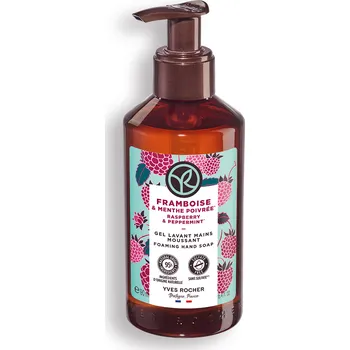 Koupelová kosmetika Yves Rocher Tekuté mýdlo malina & máta 190 ml