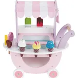 4iQ Group Dřevěná zmrzlinárna na kolečkách