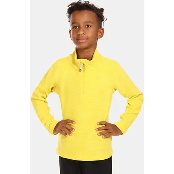 Chlapecká mikina Dětská fleecová mikina Kilpi ALMERI-J Žlutá 122