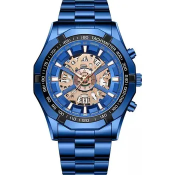 Hodinky Luxusní vojenské hodinky - modrý