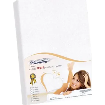 Prostěradlo Froté prostěradlo Bílá BX1000699 - 90x200x40 cm