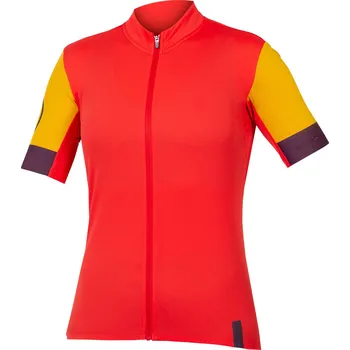 Cyklistické oblečení Endura dámský dres FS260 s krátkým rukávem Pomegranate - vel. S r.23
