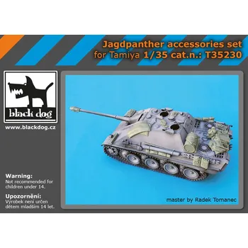 Plastikový model Blackdog 1/35 Jagdpanther accessories set (TAM)