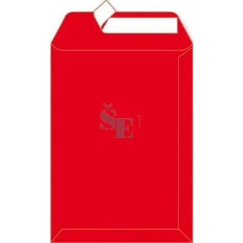 Obálka Obálka barevná C4 červená 120g, Clairefontaine